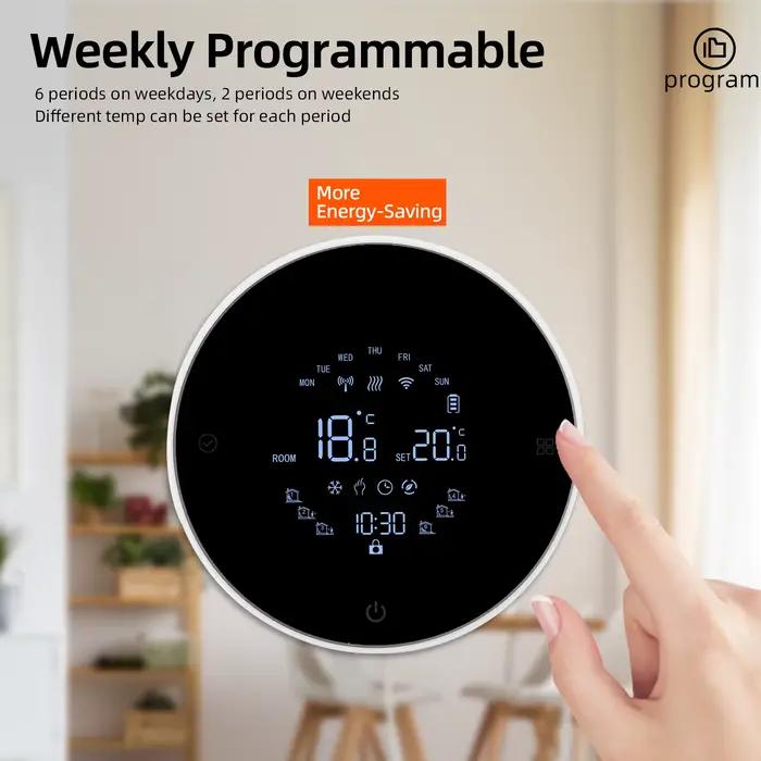 Tuya – Thermostat intelligent sans fil WiFi