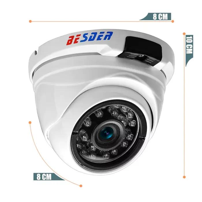 Caméra de surveillance dôme intérieure et extérieure IP/1080P/960P/720P