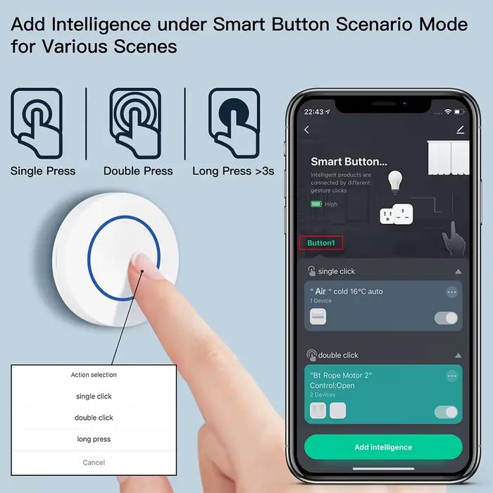 Commutateur de gradation sans fil pour maison intelligente