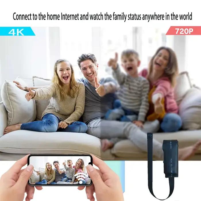 Mini caméra WiFi 4K HD nouvellement améliorée