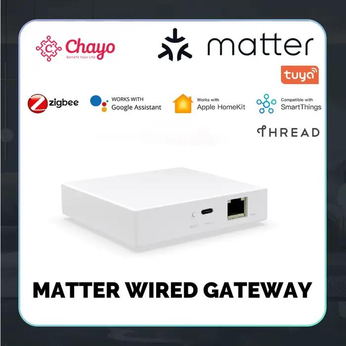 Passerelle Matter, Hub Tuya Zigbee, Contrôle vocal avec Siri, HomeKit, SmartThings, Google Assistant