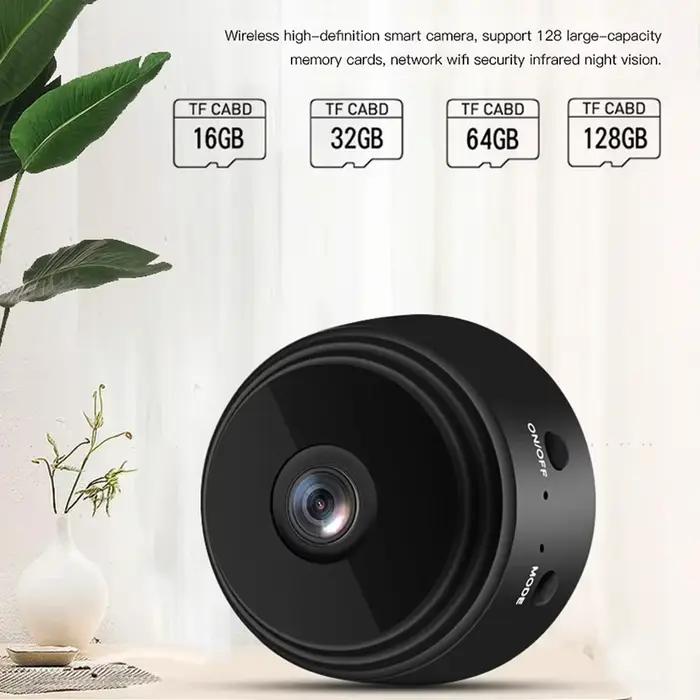 Caméra de surveillance A9 sans fil haute définition pour sécurité à domicile et surveillance de bébés et animaux de compagnie