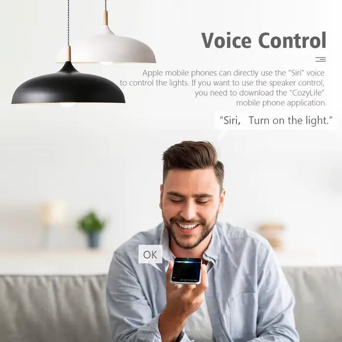 Homekit – ampoule Wifi intelligente multicolore