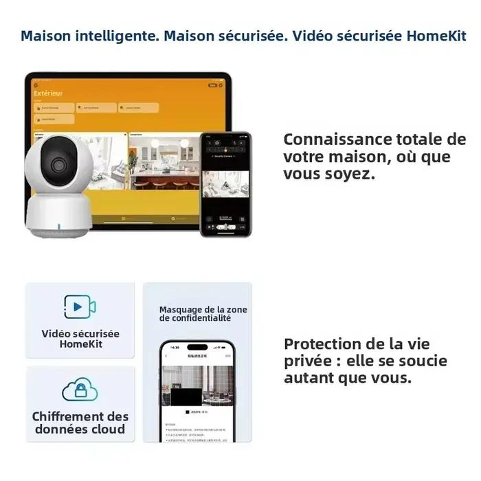 Caméra intelligente Aqara originale E1 2K 1296P 3MP 360 °