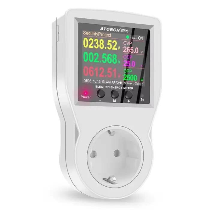 16A Tuya WIFI prise intelligente AC220V 110V wattmètre numérique