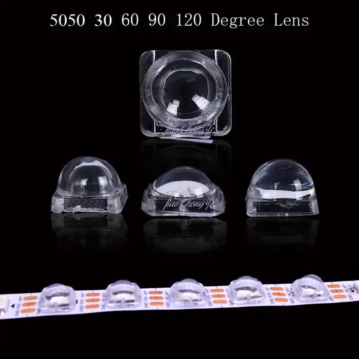 Collimateur réflecteur d'objectif LED 5050, pour 5050 SMD WS2812 APA102 WS2811 SK6812 10 30 60 90 12