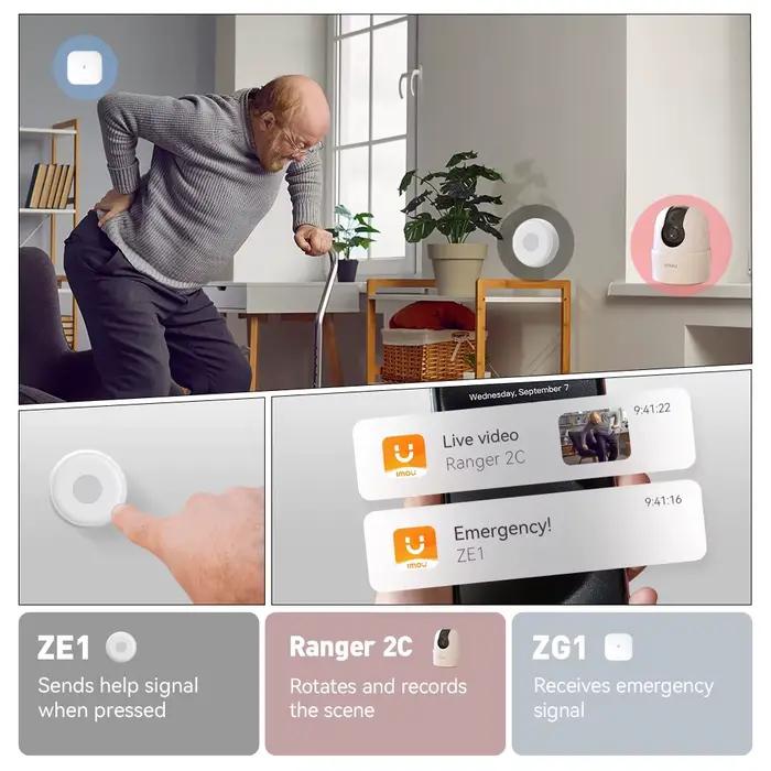 IMOU – système d'alarme Wifi domestique Zigbee 3.0