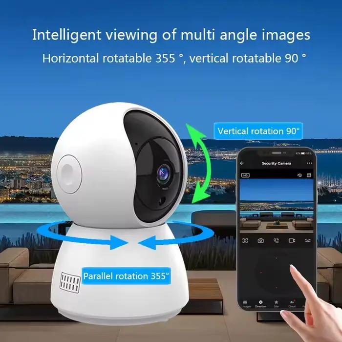 Caméra WiFi HD 1080P Surveillance suivi automatique système de sécurité sans fil Kits d'alarme porte ouverte détecteur de mouvement alarme isHome APP