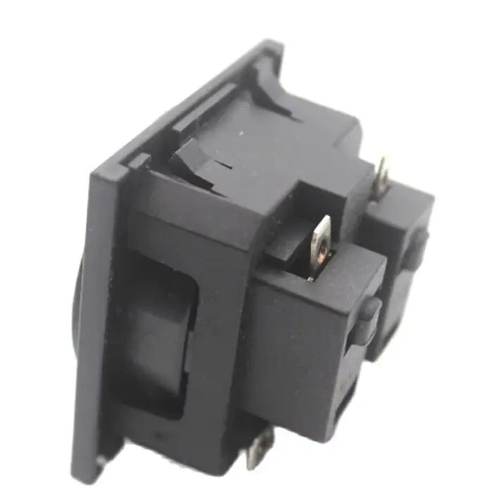Noir 250 v 16a France AC PDU UPS prise de courant de bureau français panneau électrique intégré