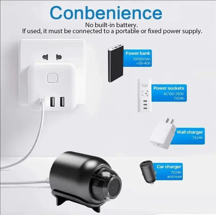 Caméra X5 1080P HD Wifi sans fil