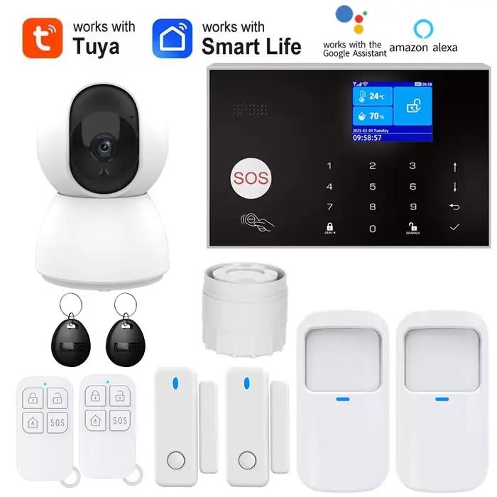 Caméra WIFI système d'alarme GSM sans fil