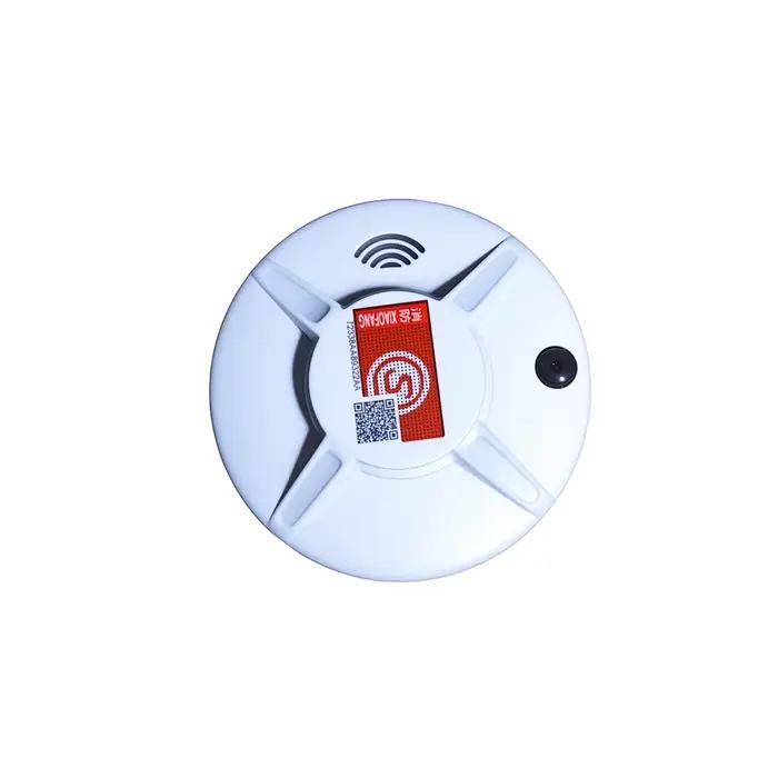 Caméra WiFi détecteur de fumée HD 1080P caméras sans fil pour bureau à domicile Surveillance de sécu