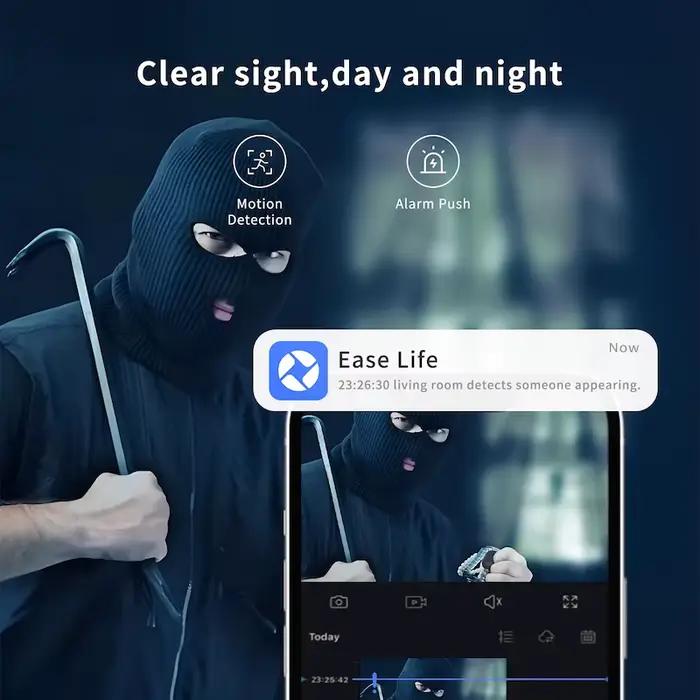 Ease Life-Caméra de sécurité intérieure pour bébé