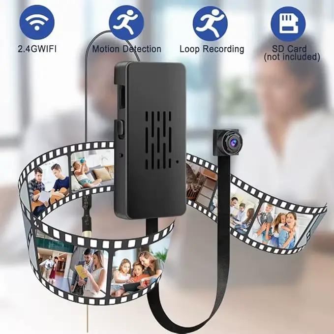 Tuya Mini caméra intelligente Full HD 1080P sans fil 2.4G Wifi