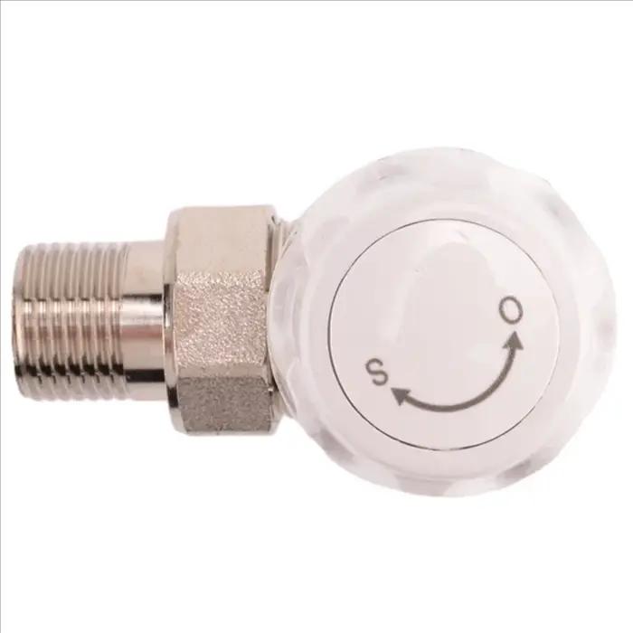 Vanne de radiateur thermostatique rapide 6 pièces 15Mm X 1/2 pouces Angle
