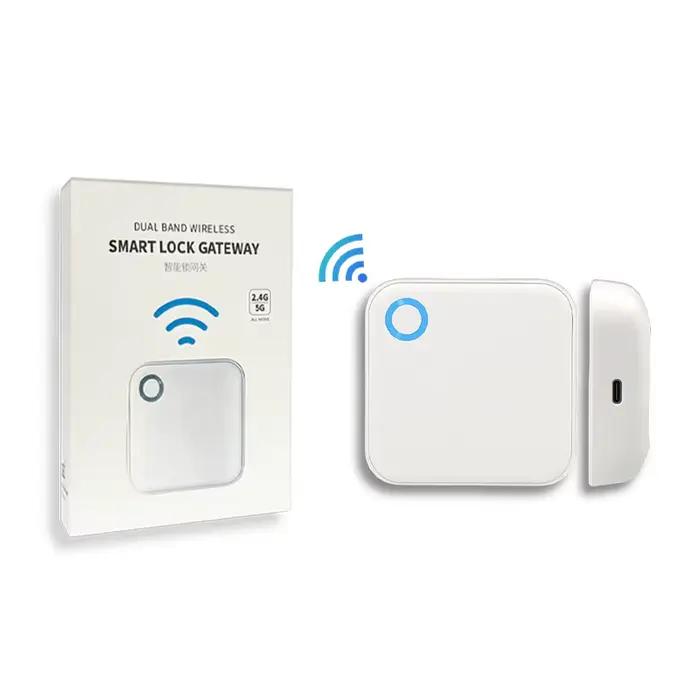 La passerelle CDOK G5 TTlock peut se connecte à la WiFi 5G, le fait pratique pour les hôtels et les