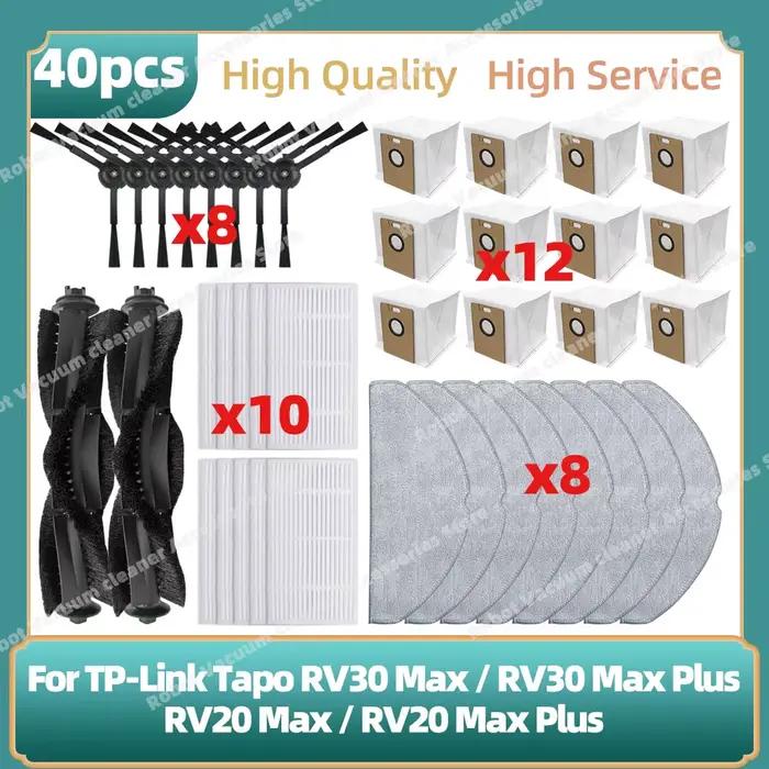Compatible avec (TP-Link Tapo RV30 Max Plus / RV20 Max Plus / Lubluelu L15 Max / Lubluelu B40 Plus)