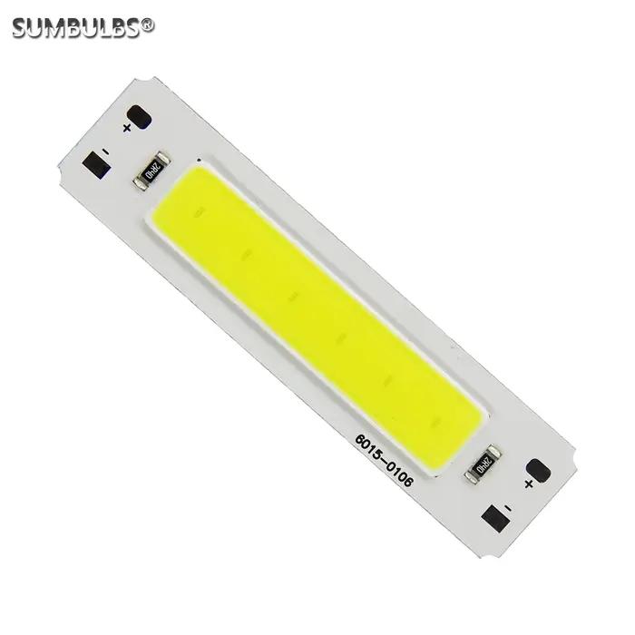 Ampoules LED SUMBULBS 5V COB 60x15mm Blanches Froides et Chaudes pour Jardin, Bricolage, Lampes de Bureau et Applications Professionnelles