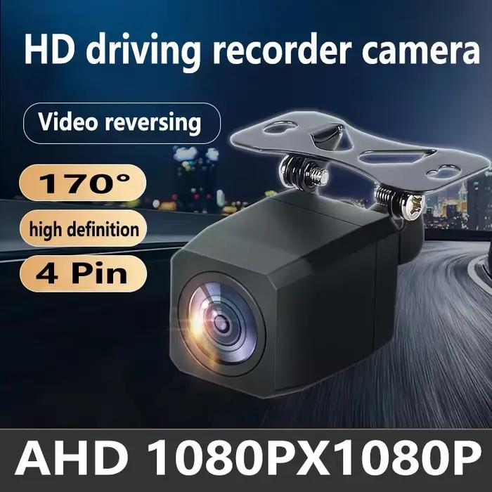 Caméra de recul HD couleur 1080P 4 broches avec vision nocturne étanche et anti-choc
