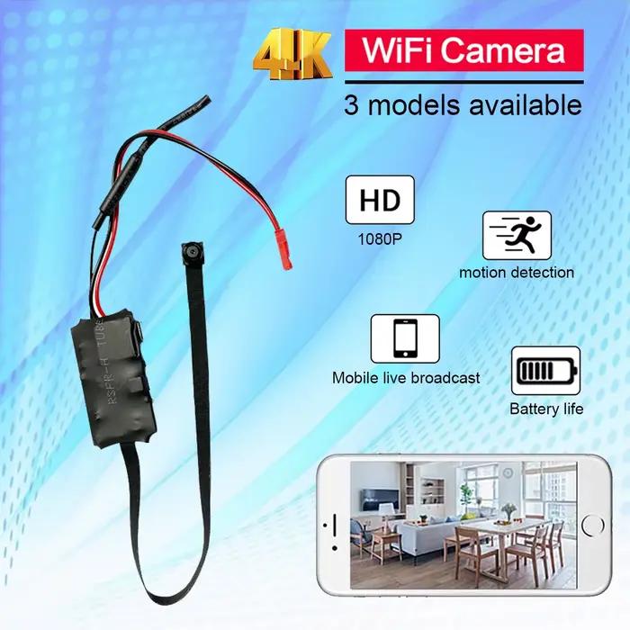 La caméra 4K DIY sans fil WiFi 2.0MP prend en charge l'application pour téléphone intelligent pour regarder la diffusion en direct à distance Moniteur IPC de qualité 1080P 3 modèles disponibles
