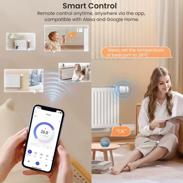 AVATTO ZigBee 3.0 vanne de radiateur de Thermostat