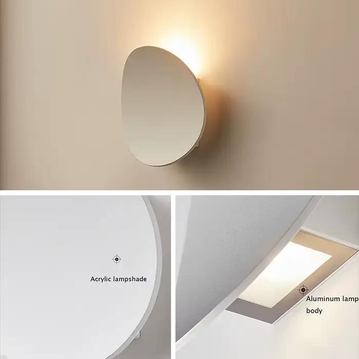 Applique murale LED en aluminium pour porche extérieur