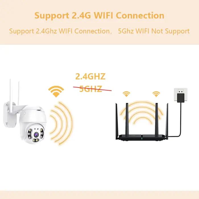 Caméra de Surveillance dôme extérieure PTZ IP WIFI hd 3MP/1080P