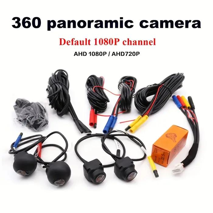 Système de caméra panoramique 360 degrés pour voiture avec vision nocturne HD - Avant
