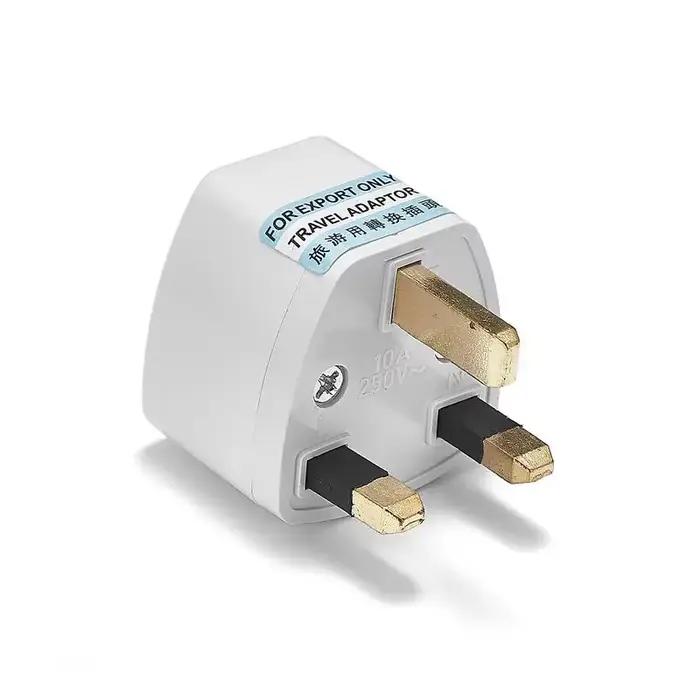 Adaptateur de prise britannique pour voyageurs - Prise électrique britannique de Singapour - Convertisseur de puissance Type G pour usage général et résidentiel