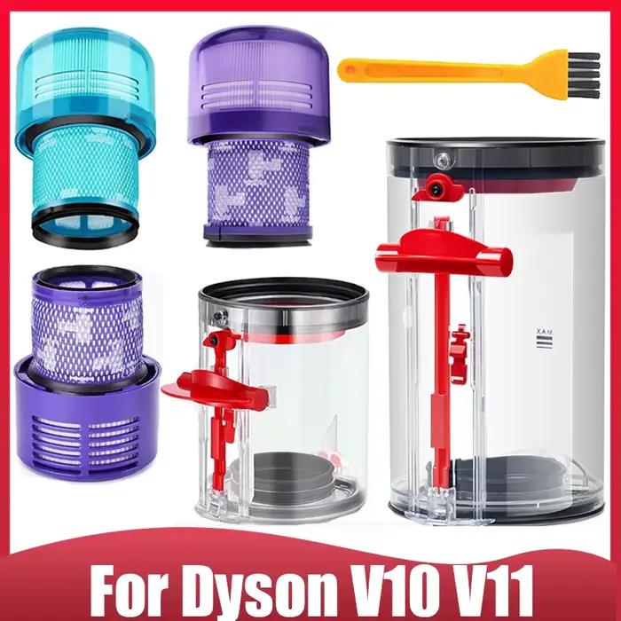 Poubelle et filtre pour aspirateur Dyson V10 V11 V15, poubelle petite et grande pour différents styl
