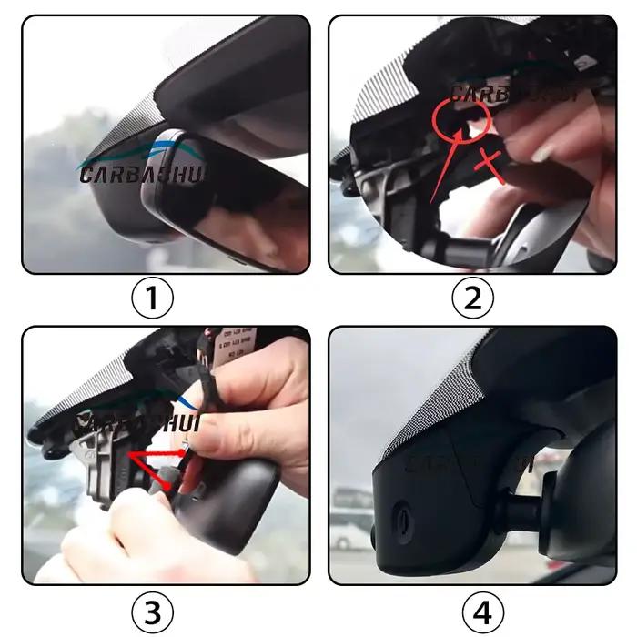 Caméra de tableau de bord HD DVR de voiture