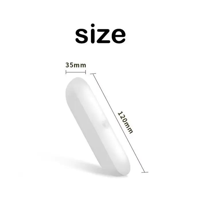 Veilleuse sans fil LED capteur de mouvement lampe USB rechargeable magnétique pour chambre placard cuisine allée tube détecteur ampoule occasionnelle