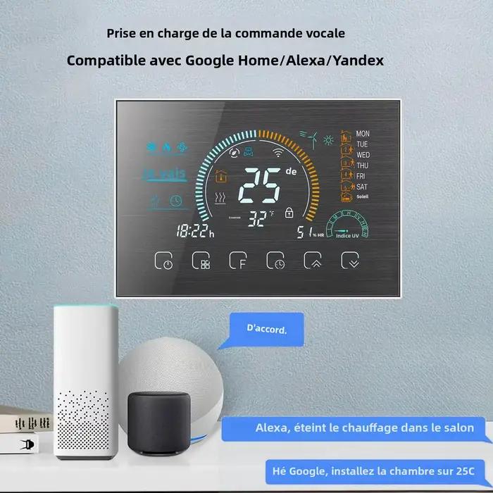 Thermostat Programmable 24V/220V WIFI RS485 Modbus RTU pour vanne 2/4 voies chaleur fraîche climatisation contrôle du système CVC
