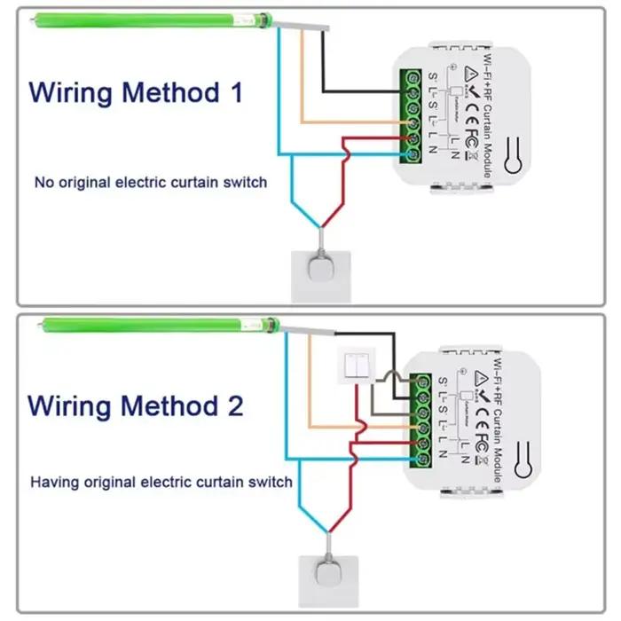 Wifi Connecté Volet Interrupteur Tuya Smart Rideau Module Stores Moteur 433Mhz Télécommande Pour Alexa Google Accueil