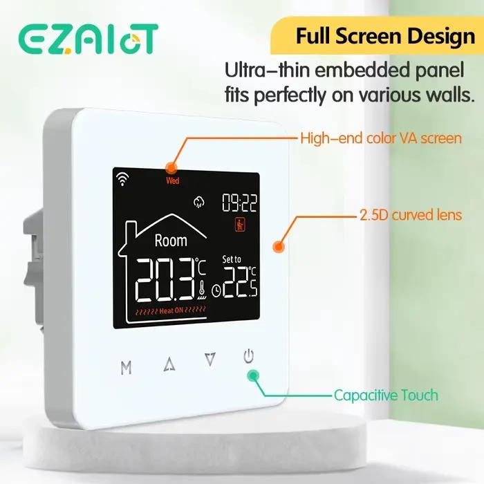 Thermostat WiFi intelligent pour chauffage électrique au sol