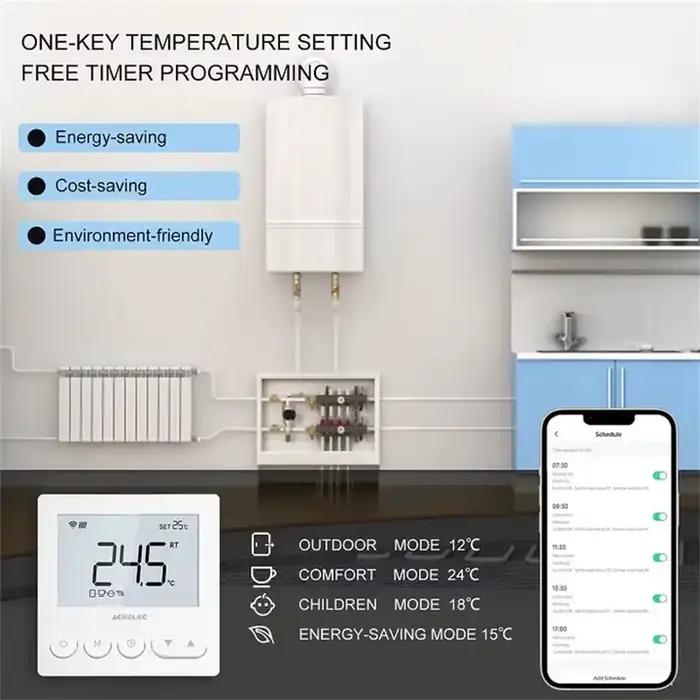 Thermostat Wifi intelligent pour chauffage au sol