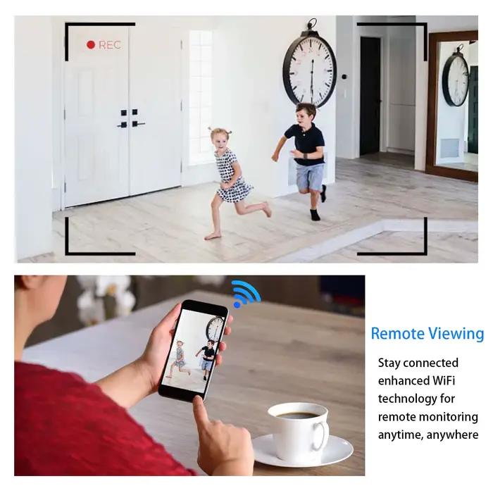 Mini caméra de surveillance WiFi bricolage avec résolution 4K