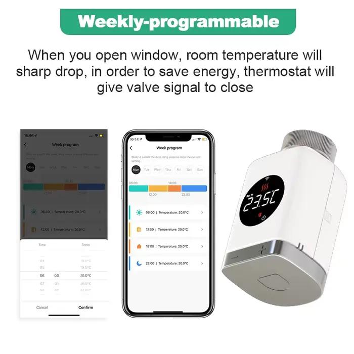 Tuya – tête thermostatique Wifi intelligente
