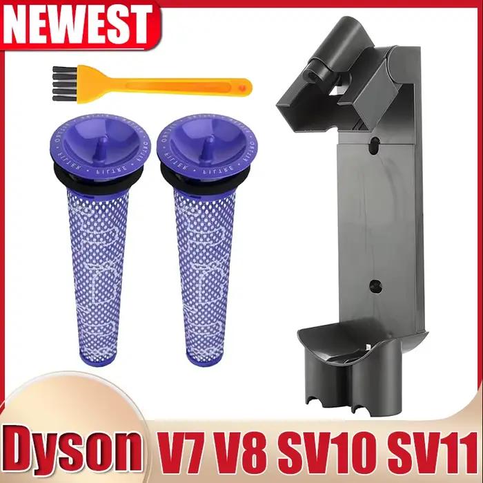 Support de chargeur et filtre pour aspirateur à main Dyson série V7 V8 SV10 SV11, accessoires, suppo