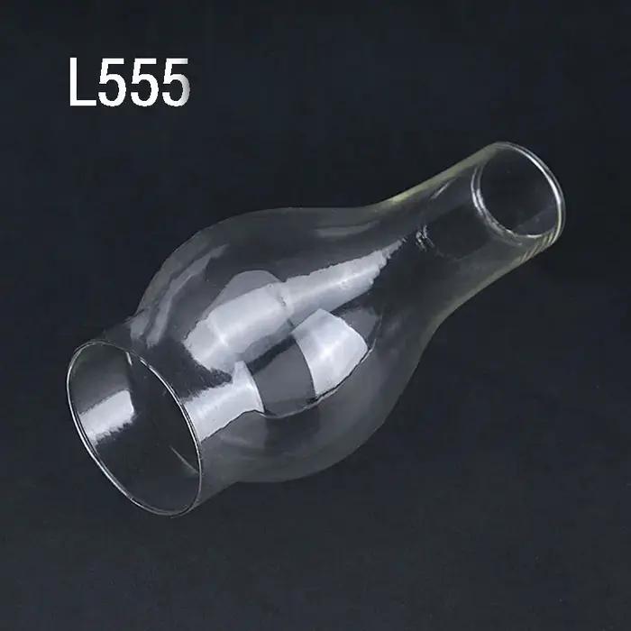 MEMEOKON L555 L888 abat-jour en verre lampe à kérosène mèche bougie à huile