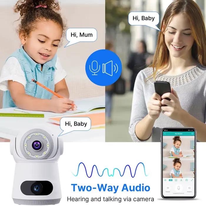 Caméra 4G avec carte Sim 8MP 4K double objectif