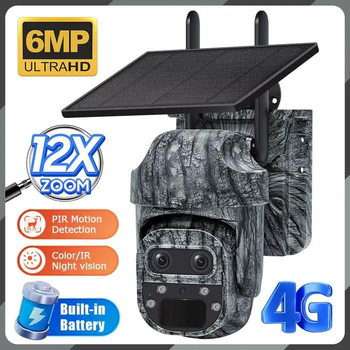 Caméra de suivi des sentiers à énergie solaire 4G