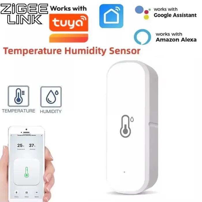 Capteur de température et d'humidité pour maison intelligente Tuya Zigbee