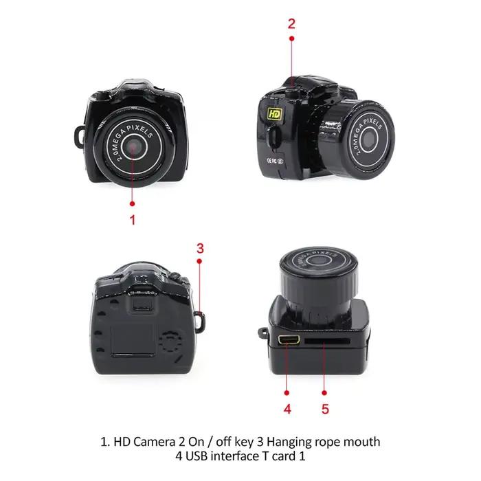 Mini caméra HD, enregistreur vidéo et audio