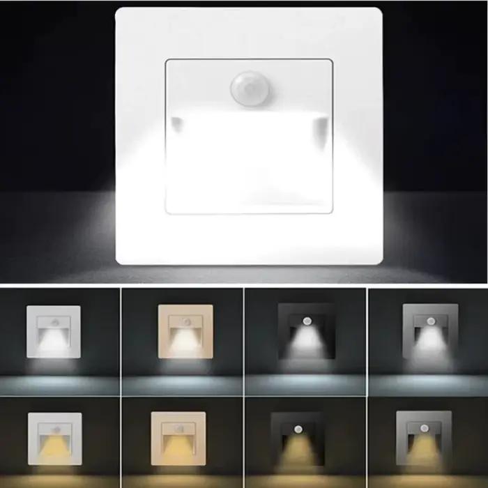 PIR détecteur de mouvement capteur Led escalier lumière infrarouge lampe à Induction humaine marches