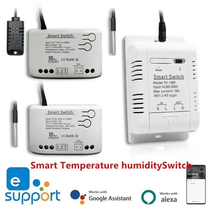 Thermostat intelligent Wifi Contrôle en temps réel eWelink Interrupteur de température