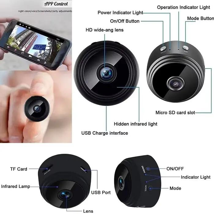 Caméra de surveillance intérieure WiFi HD 1080P
