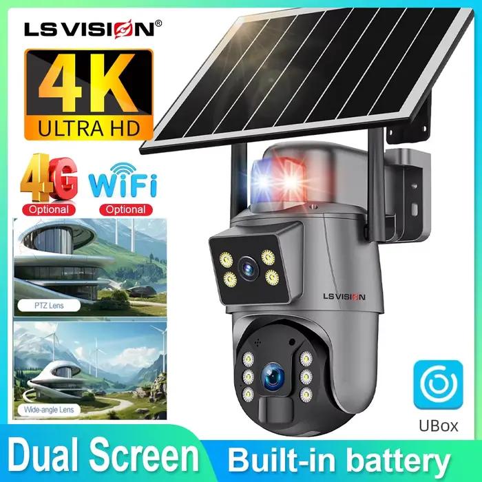LS cigUBOX-Caméra de surveillance solaire 4G
