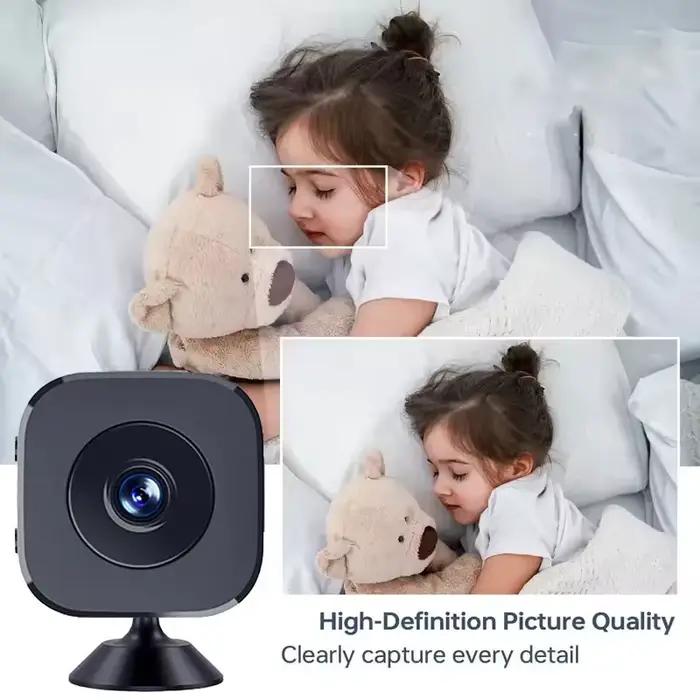 Xiaomi 4K HD Mini caméra de sécurité 6K Full HD WiFi Surveillance avec Audio bidirectionnel détection de mouvement