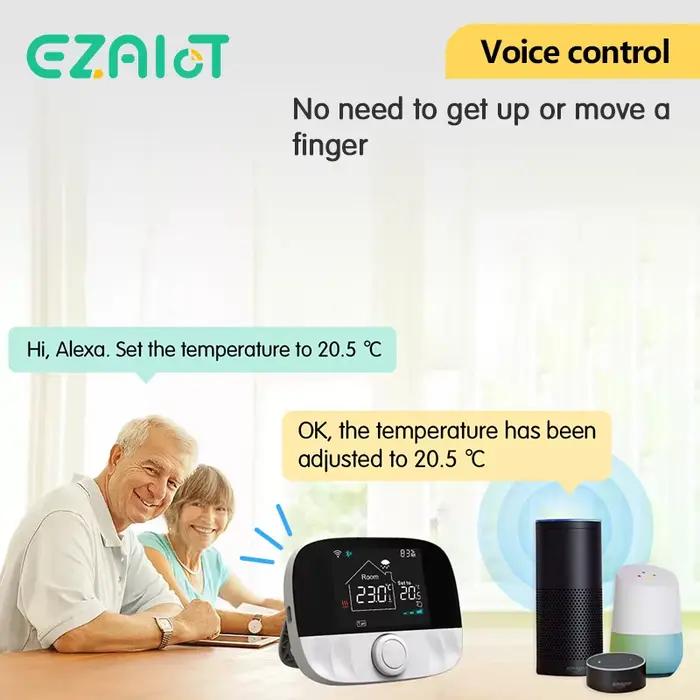 Thermostat sans fil WiFi/sans WiFi pour chaudière à gaz